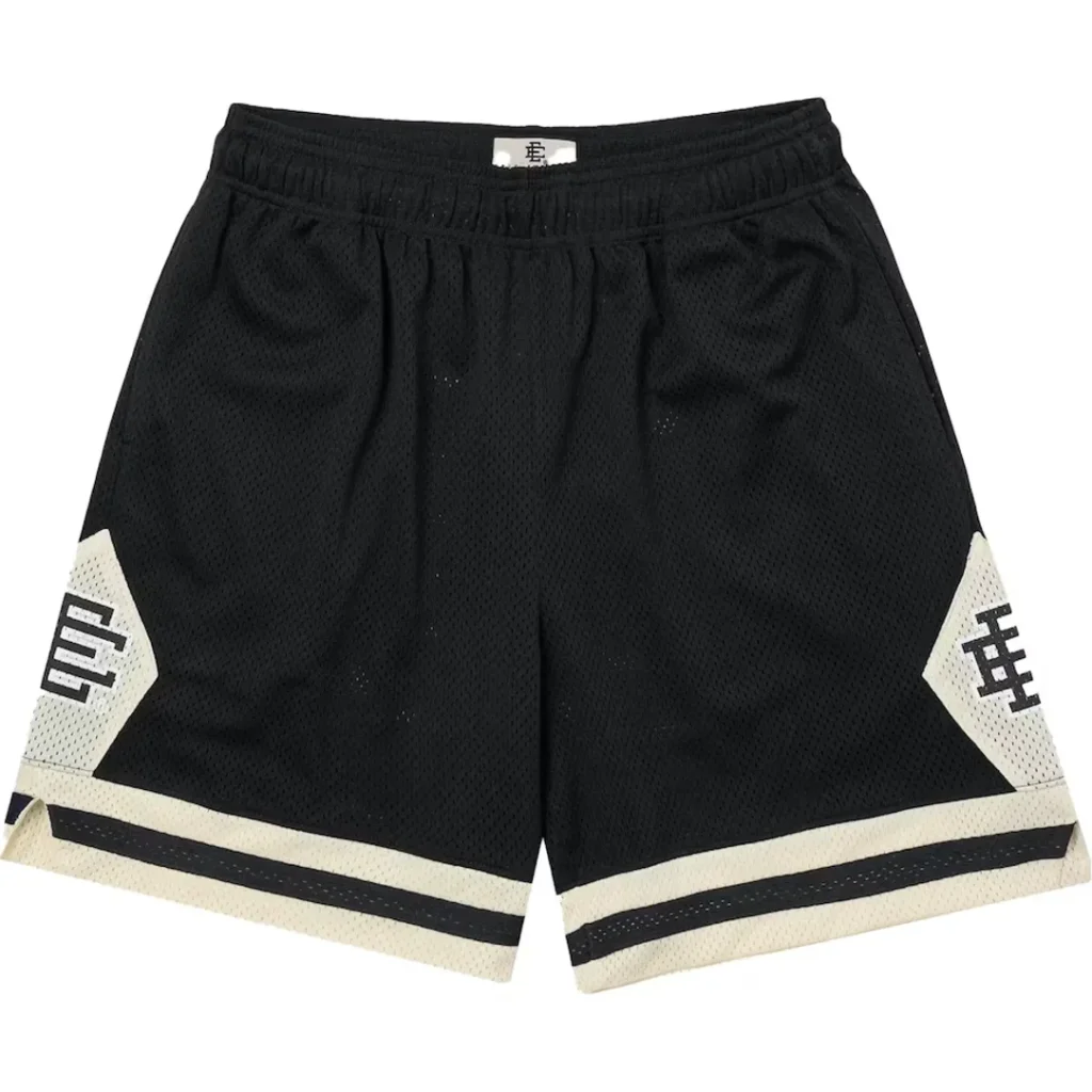 EE Black White Shorts