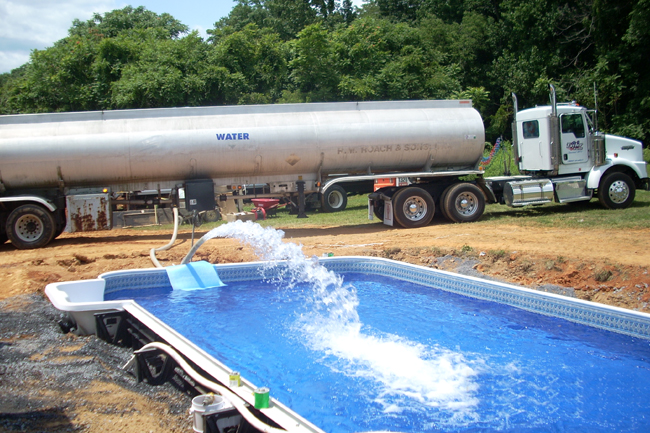 Swimming Pool Water Delivery