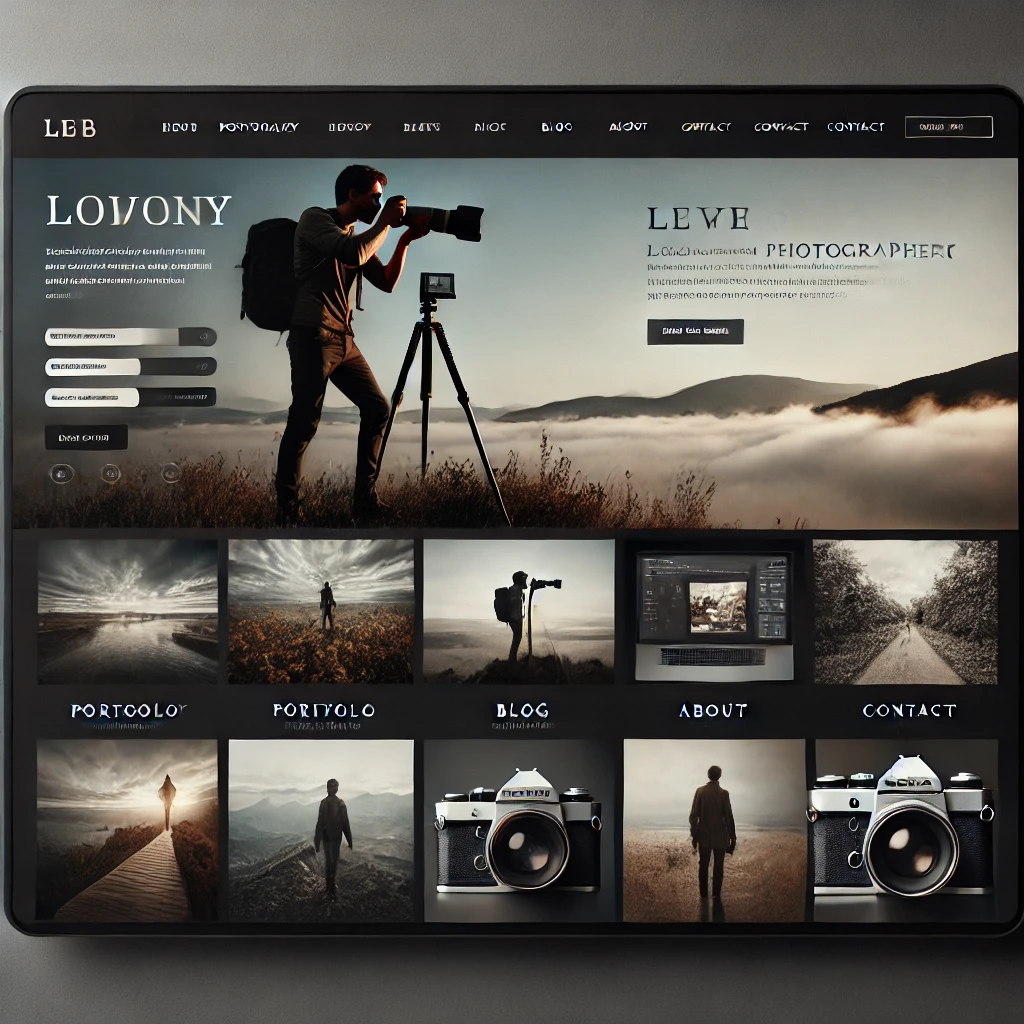 Free Photography Website Templates