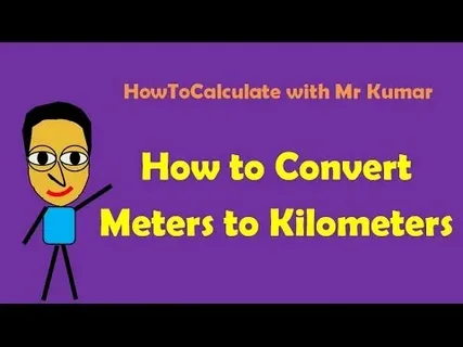 Meters to Km
