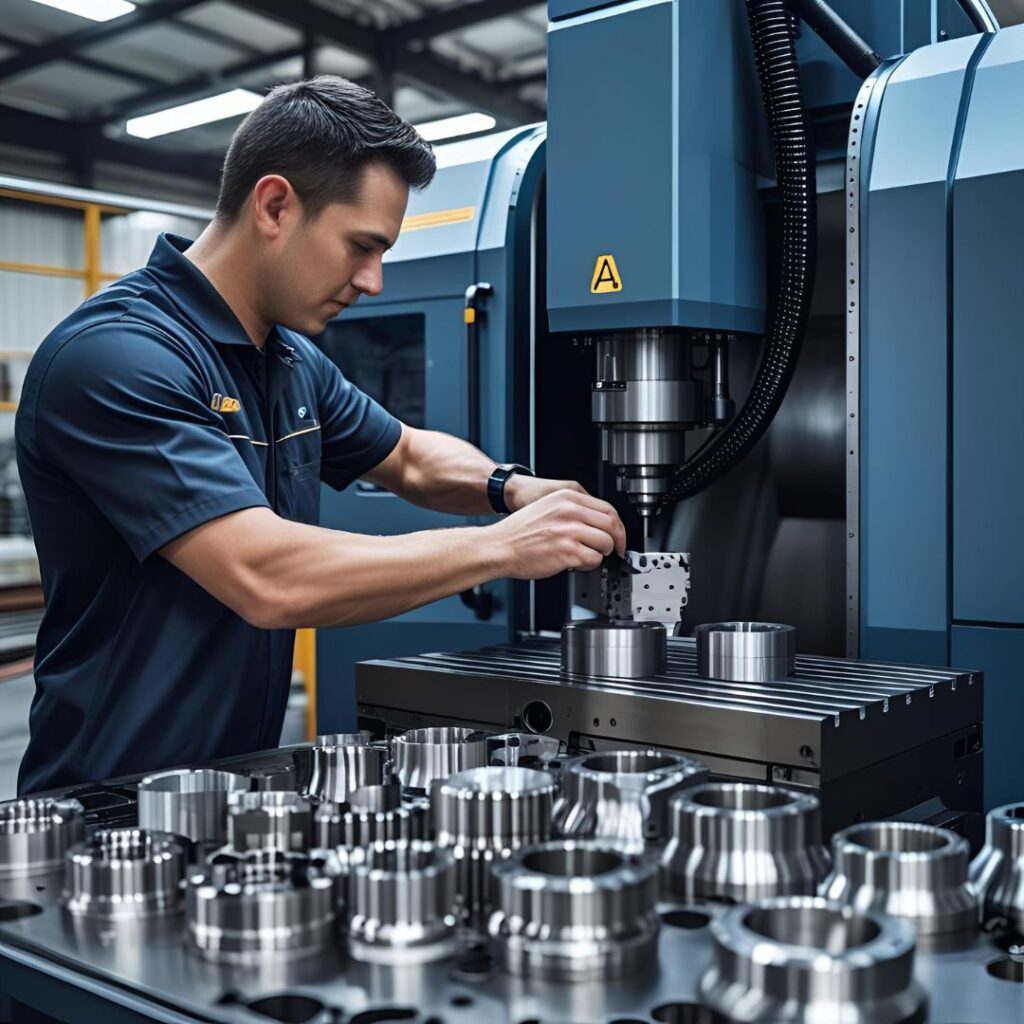 CNC Machining with precision