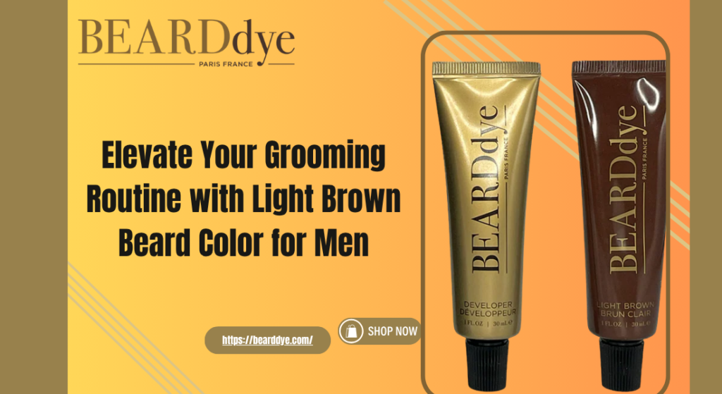 light brown beard color
