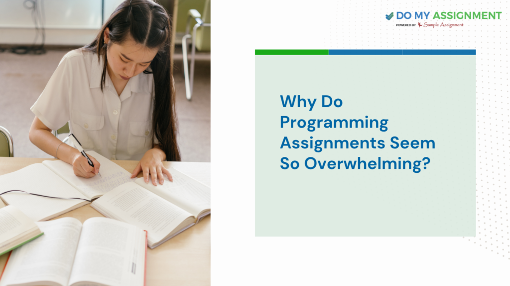 Why Do Programming Assignments Seem So Overwhelming