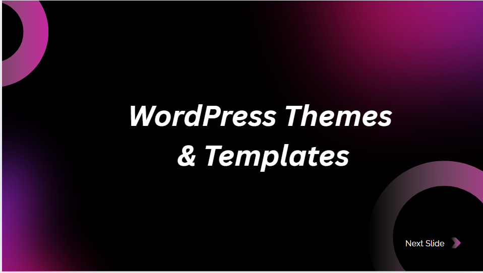 WordPress Themes & Templates