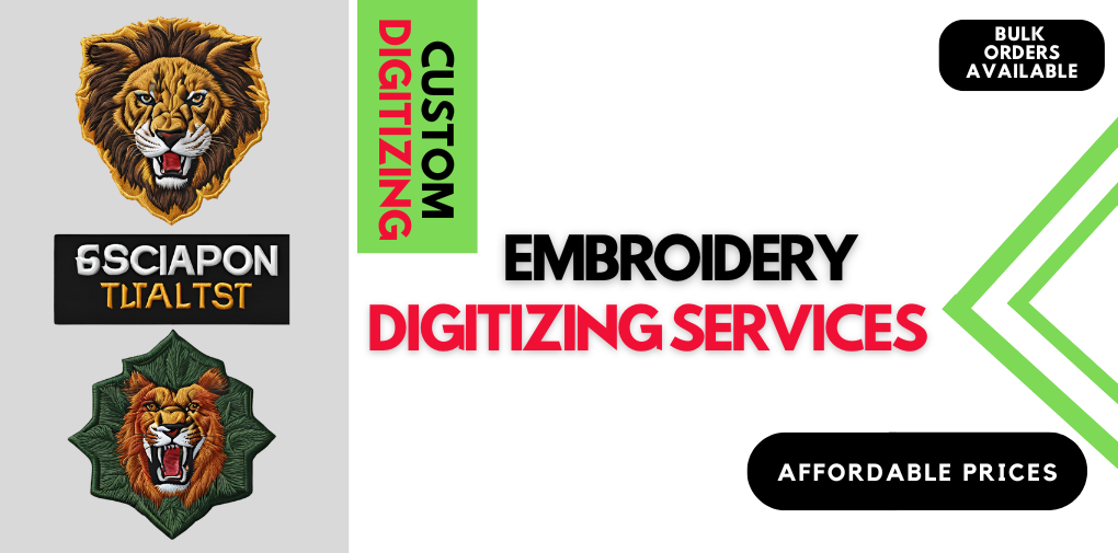 Embroidery Digitizing services