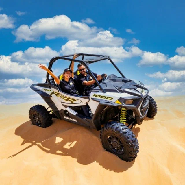 RZR desert safari solo ride in Dubai.