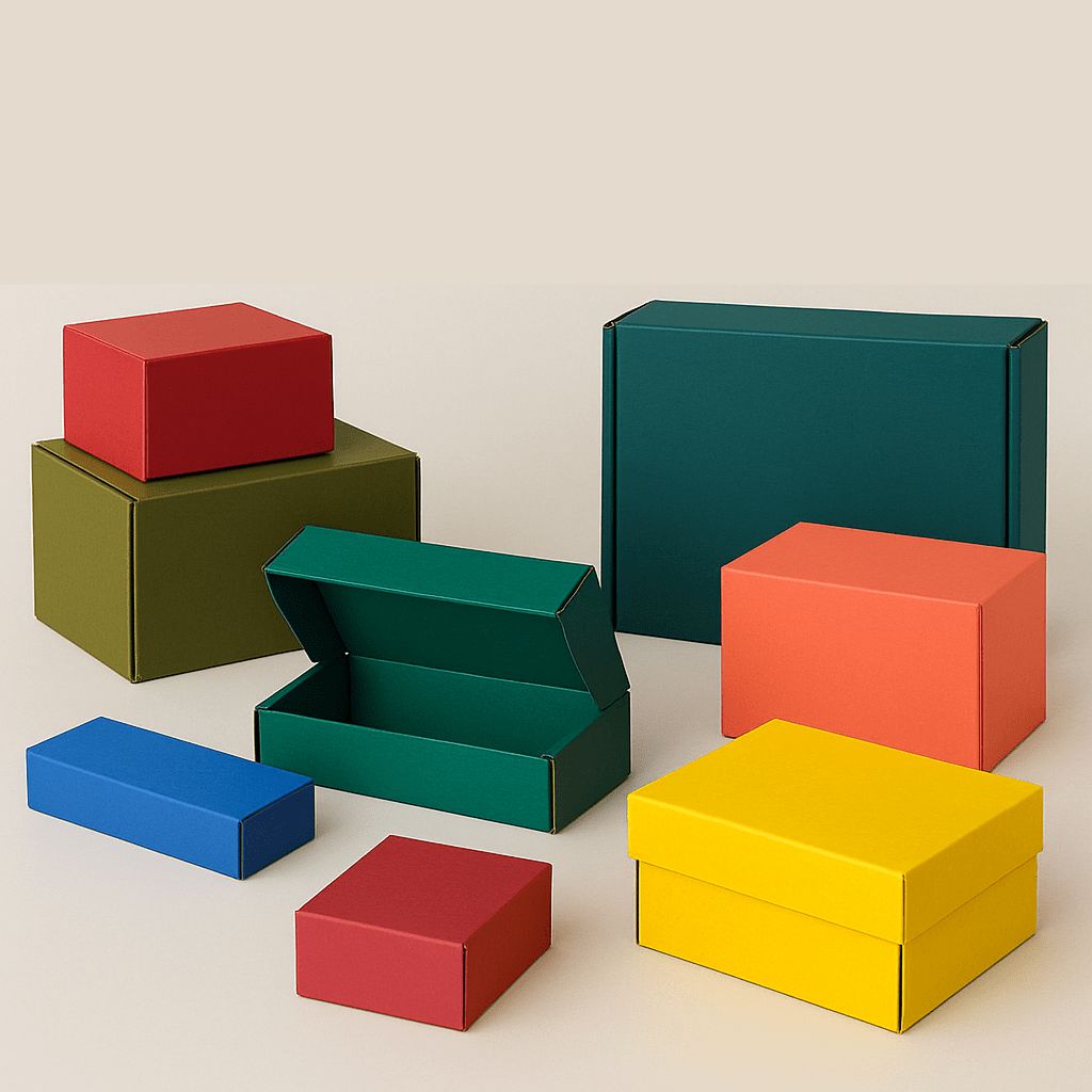 Custom Bold Color Boxes by Stampa Prints