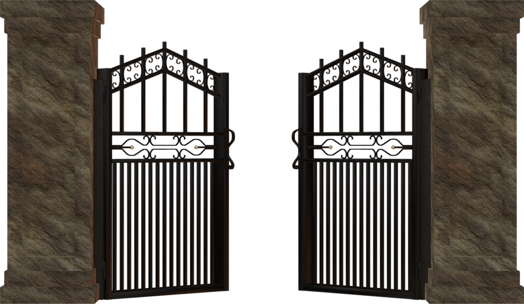 gate, metal, entrance, iron, old, iron gate, access, gate, gate, gate, gate, gate, iron gate-819980.jpg