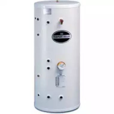 Modern small hot water cylinders uk installed in a utility space