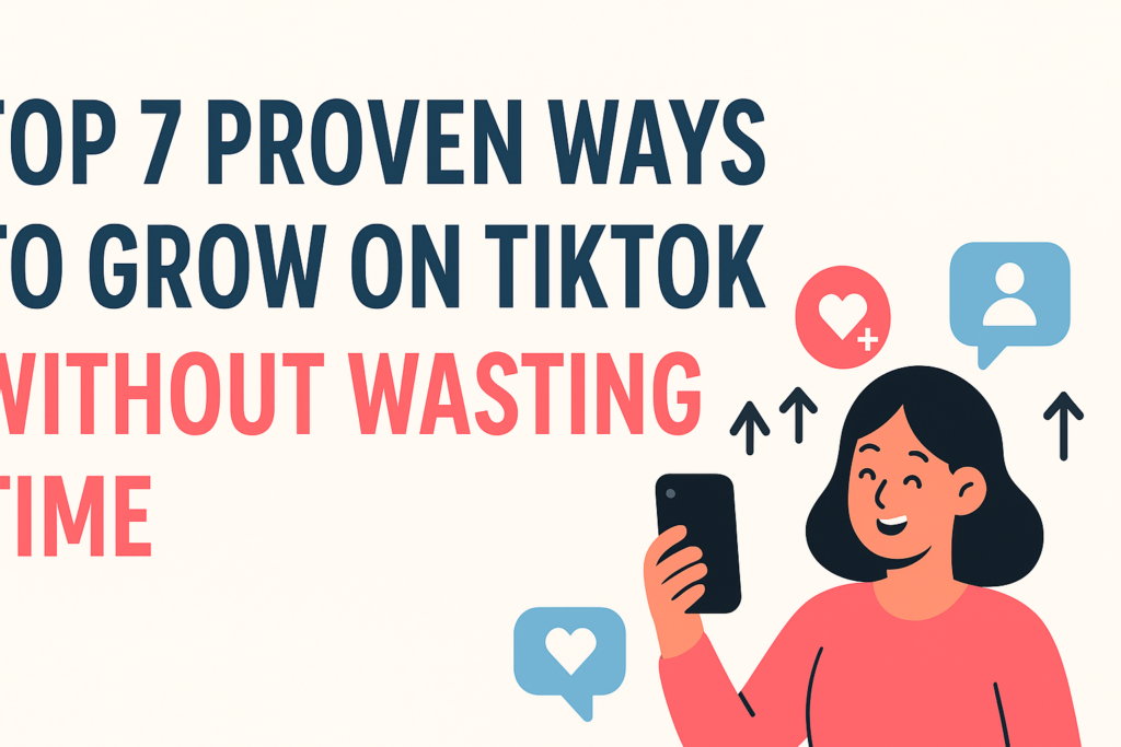Top 7 Proven Ways to Grow on TikTok Without Wasting Time