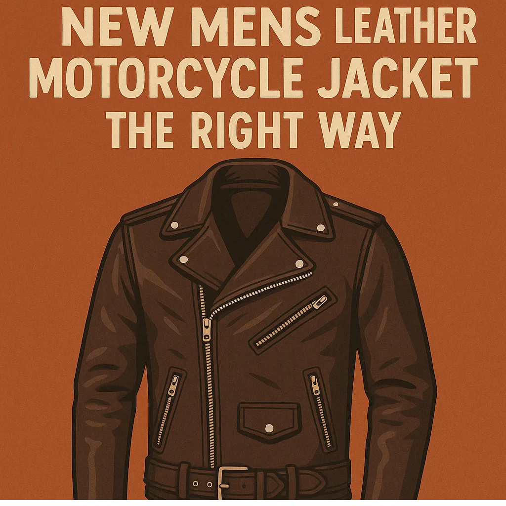 Men’s Leather Motorcycle Jacket the Right Way