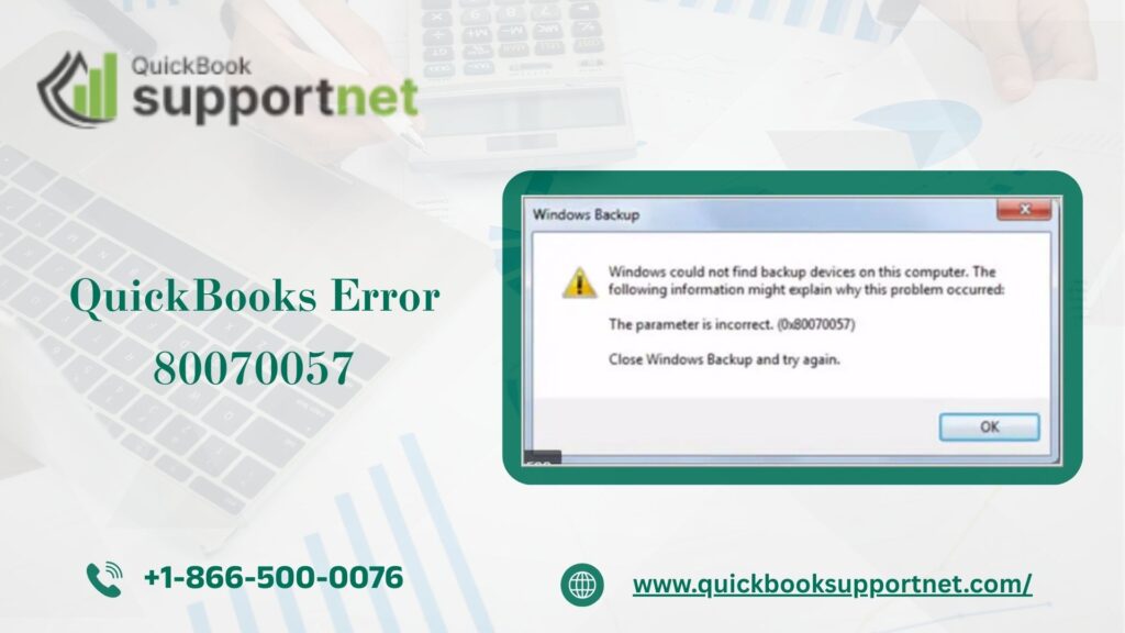 QuickBooks Error 80070057