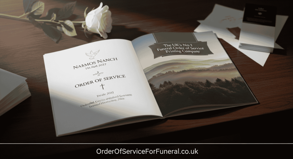 Funeral Order of Service printing