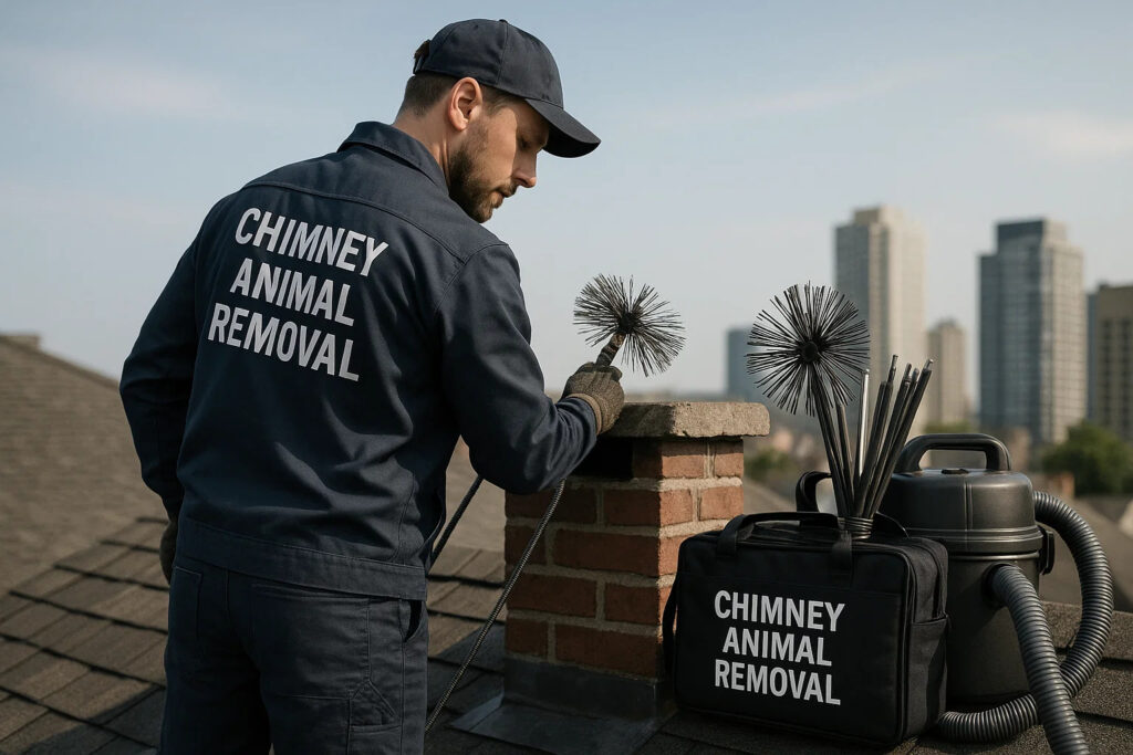 chimney animal removal j
