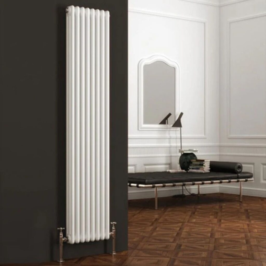 Stylish electric radiator with modern design offering efficient heating for UK homes.