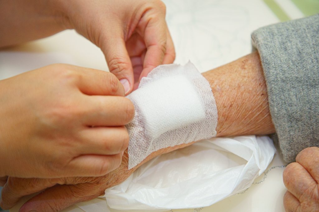 Wound Dressing at home