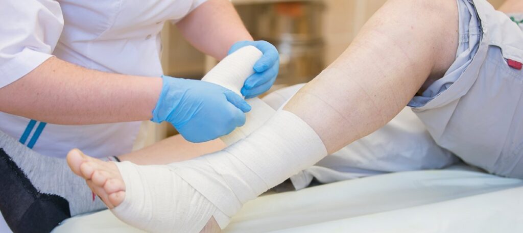 Wound Dressing at home
