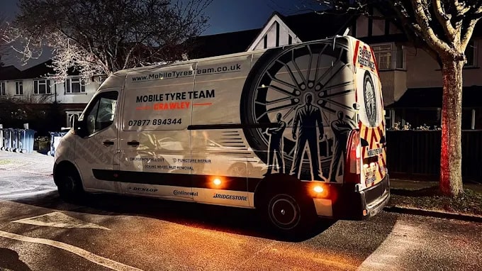 Crawley Mobile Tyre Team Mobile Tyre Service Van