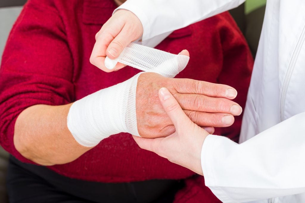 Wound Dressing at home