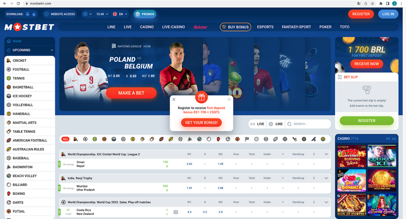 Place a wager at Bookmaker Mostbet Place a wager at Bookmaker Mostbet