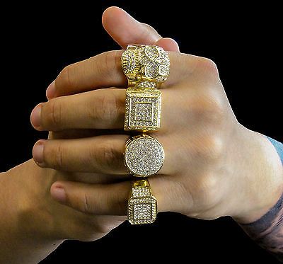 Mens Moissanite Rings