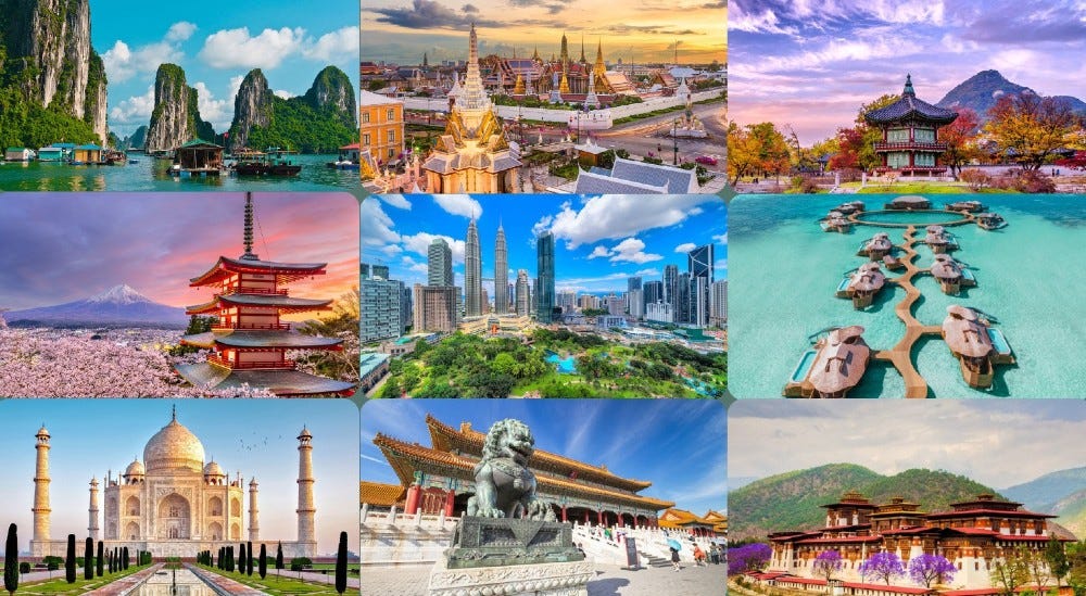 Countries to Visit in Asia