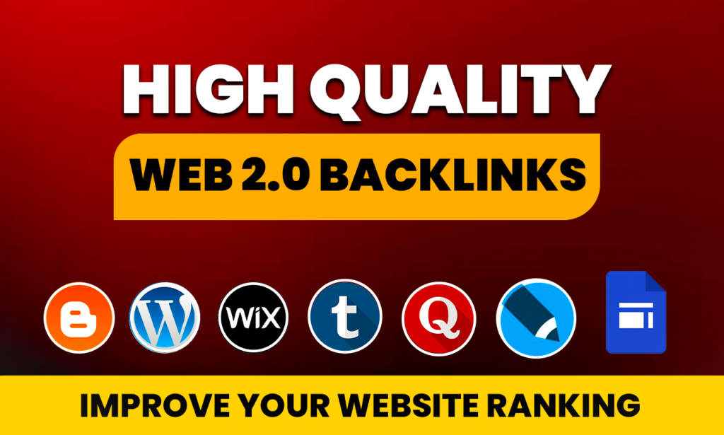 powerful Web 2.0 backlinks.