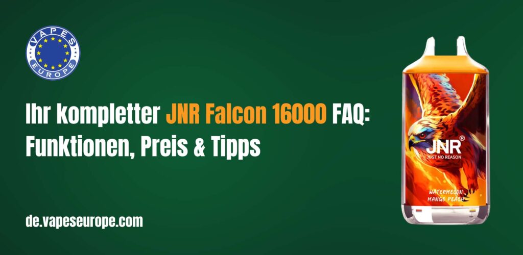 Jnr falcon 16000 züge einweg e zigarette