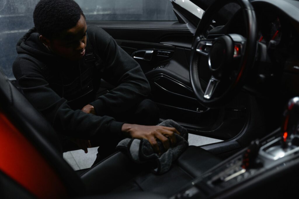 interior cleaning car