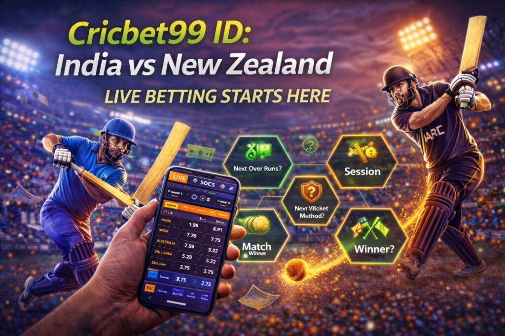 Cricbet99 ID: India vs New Zealand