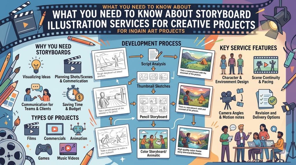 Storyboard Illustration Services