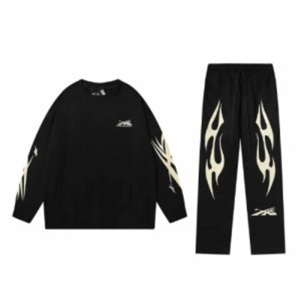 Hellstar-Jet-Black-Crewneck-Sweatsuit