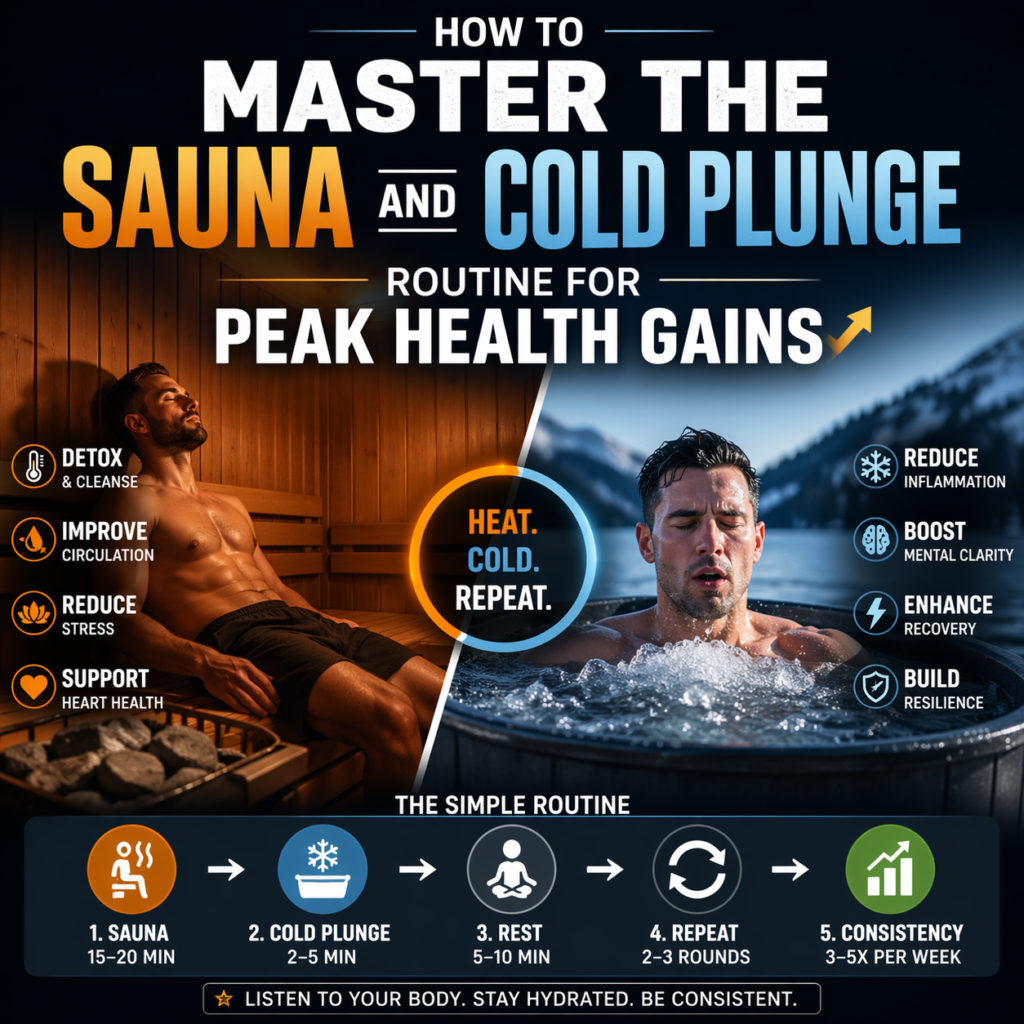 How to Master the Sauna and Cold Plunge Routine for Peak Health Gains