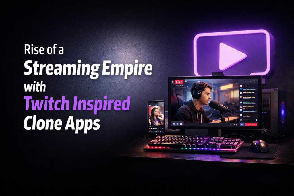 Rise of a Streaming Empire with Twitch Inspired Clone Apps