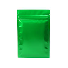 Custom Green Mylar Bags