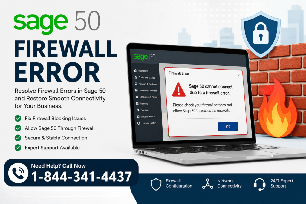 Sage 50 Firewall Error