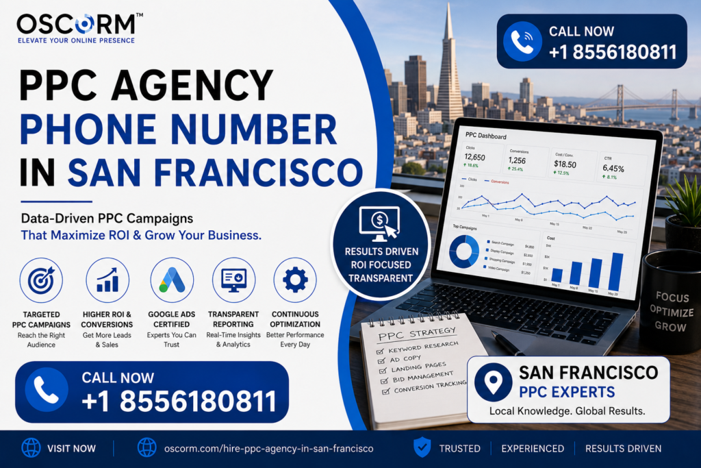 PPC Agency Phone Number in San Francisco