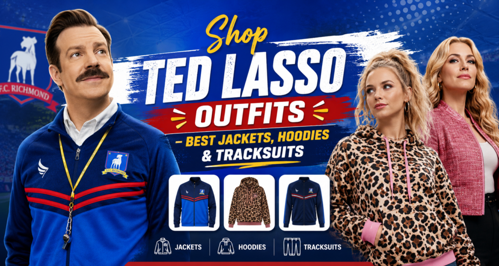 Shop Ted Lasso Outfits – Best Jackets, Hoodies & Tracksuits