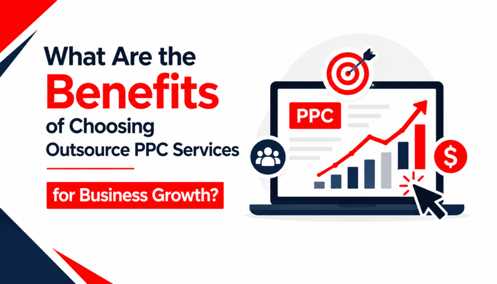 Business team analyzing PPC advertising campaigns and digital marketing performance to drive growth through outsourced PPC management services.