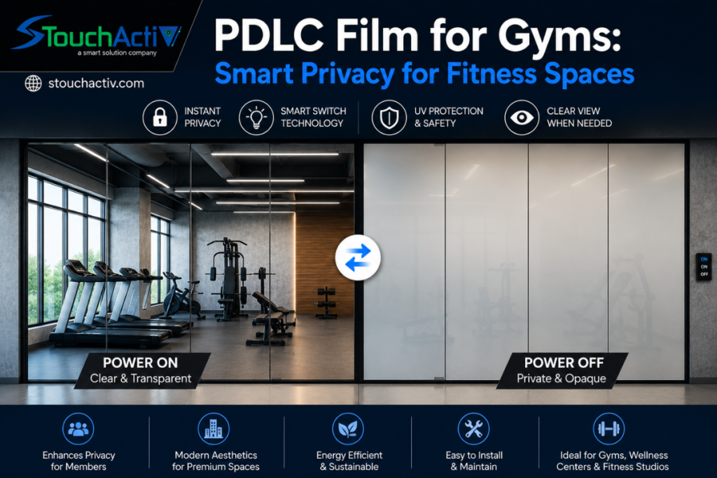 PDLC Film for Gyms: Smart Privacy for Fitness Spaces