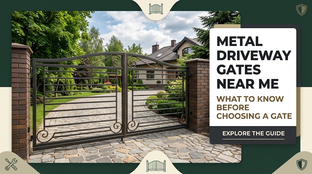 metal driveway gates near me