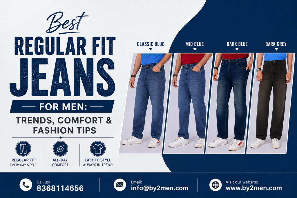Best Regular Fit Jeans for Men: Trends, Comfort & Fashion Tips