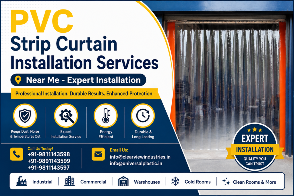 PVC Strip Curtain Installation Services Near Me - Expert Installation
