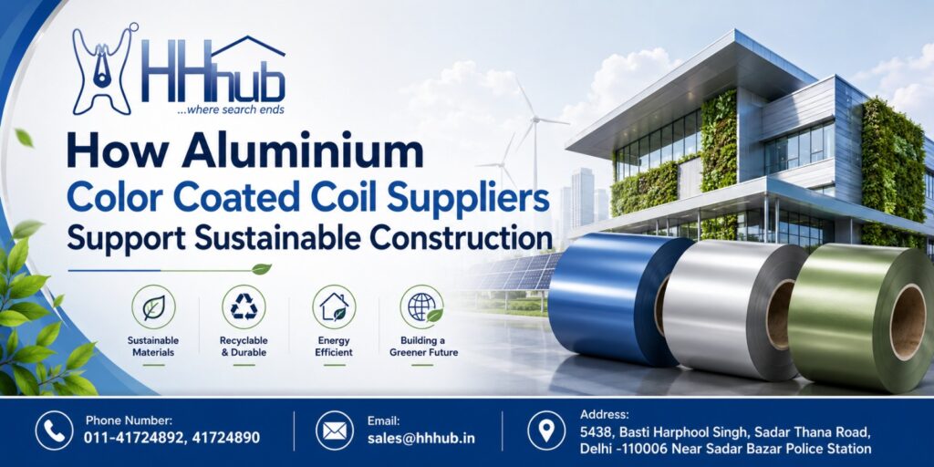How Aluminium Color Coated Coil Suppliers Support Sustainable Construction