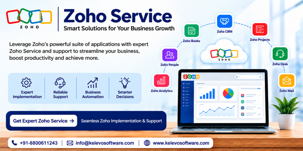 Zoho Service Provider in Noida: Streamline Your Business with Zoho Solutions