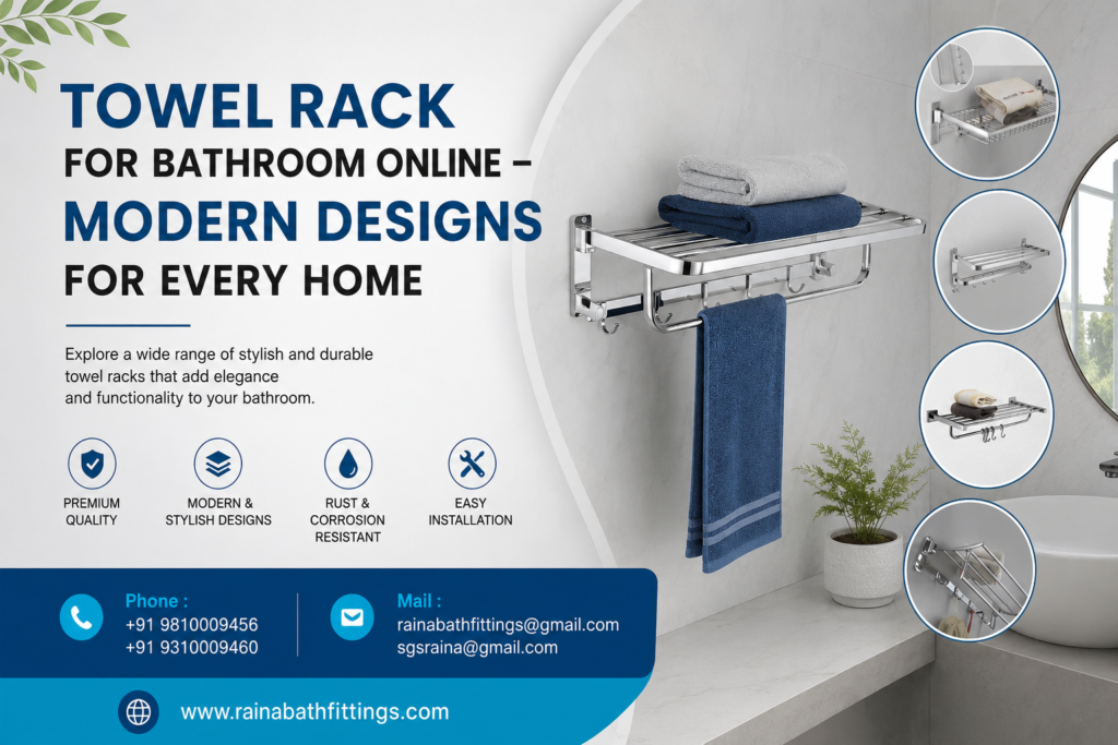 Towel Rack for Bathroom Online – Modern Designs for Every Home